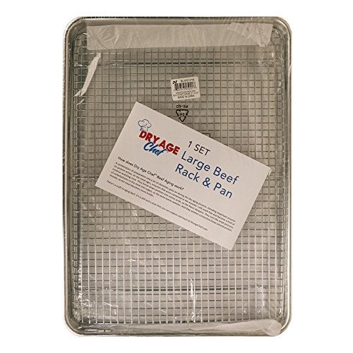 Dry Age Chef Large Beef Rack and Dry Aging Pan by Dry Age Chef 