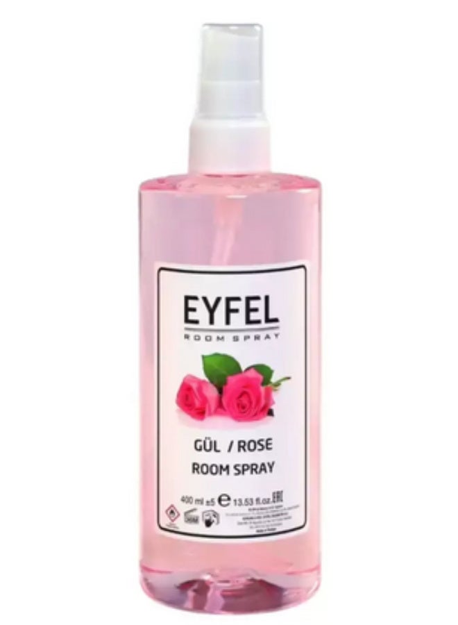 EYFEL Room Freshner Spray In Gul/Rose Fragrance- 400ml