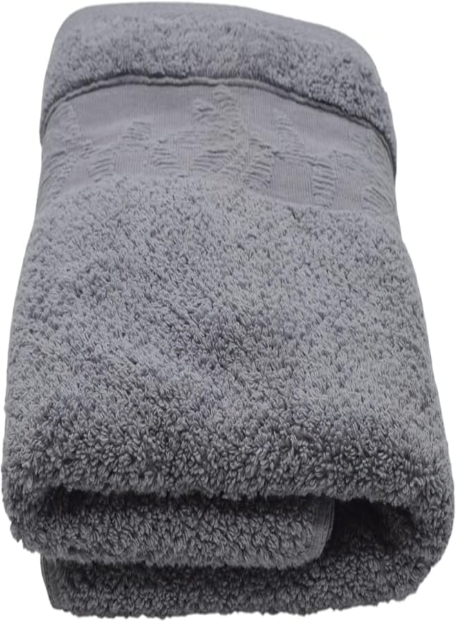 Diva Cotton Hand and Face Towel, 50x90 cm - Grey