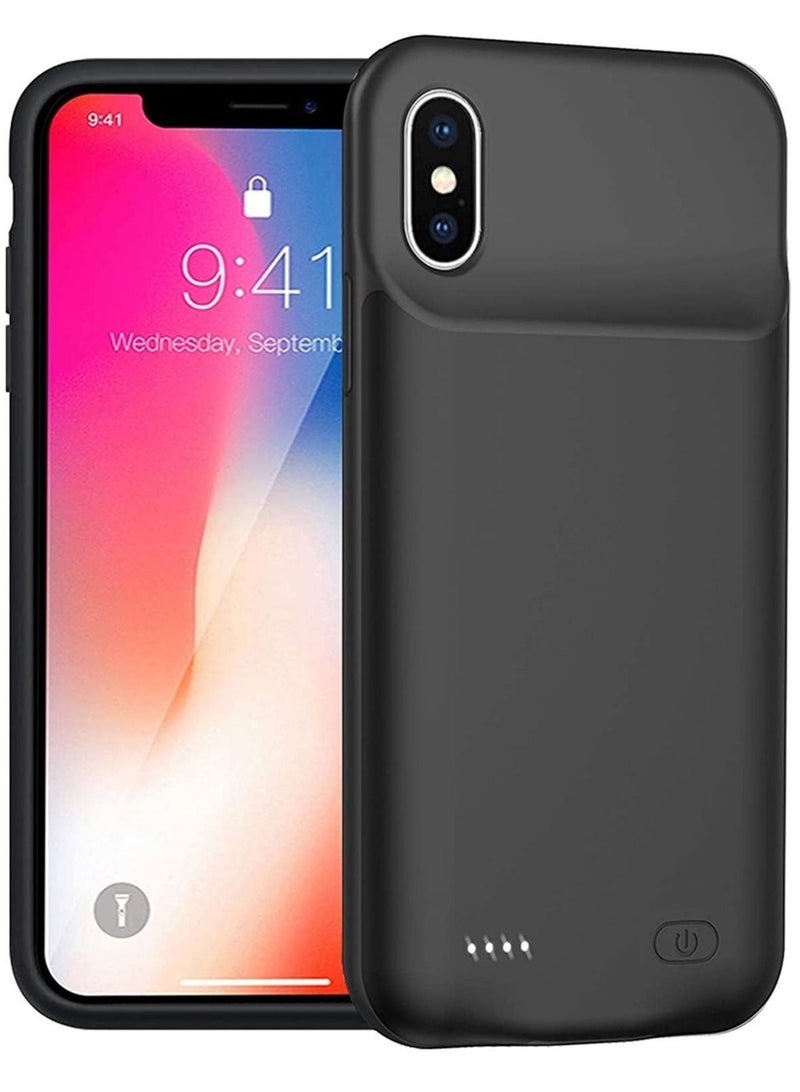 Battery Case for iPhone X/Xs, 3200mAh Portable Protective Charging Case Extended Rechargeable Battery Pack Charger Case Compatible with iPhone X/XS (5.8 inch) - Image 1