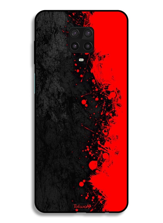 Tolwak Xiaomi Redmi Note 9 Pro Protective Case Cover Paint Abstract Pattern - Image 2