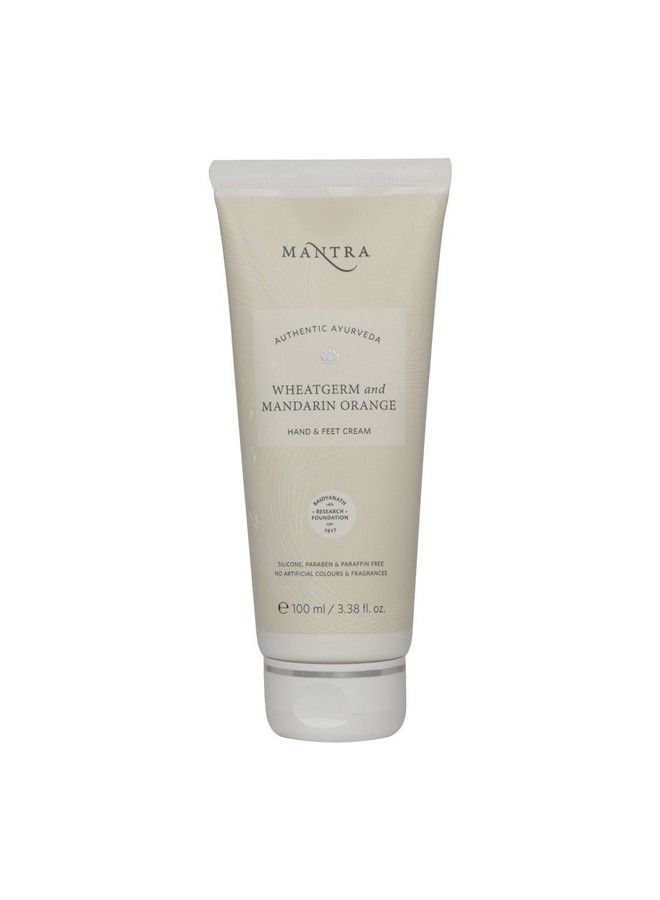 Mantra Herbal Authentic Ayurvedic Wheat Germ And Mandarin Orange Hand And Feet Cream Free From Chemicals 100 Ml - Image 3