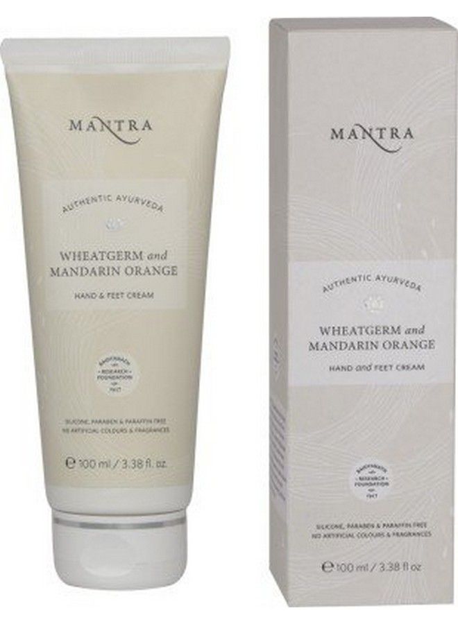 Mantra Herbal Authentic Ayurvedic Wheat Germ And Mandarin Orange Hand And Feet Cream Free From Chemicals 100 Ml - Image 2