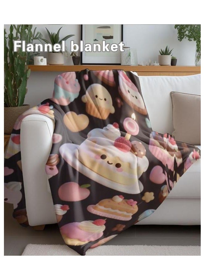 عام بطانية رقيقة من الفانيلا الكرتونية للأطفال أو الطلاب (دافئة ومريحة ومناسبة للنوم والألعاب) 100 سم * 150 سم - 1103 - Image 5