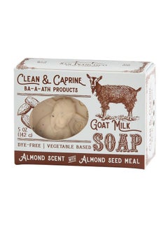 San Francisco Soap Company San Francisco Soap Company Clean & Caprine Goat Milk Soap Bar | Almond | Dye-Free Bar Soap | Enriched with Nourishing Goat Milk | Unisex Fragrance | 5oz  - Image 1