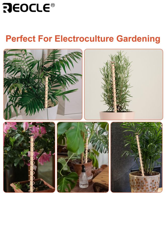 ريوكل الأسلاك النحاسية للزراعة الكهربائية للبستنة 65 قدما مقياس نقي من الأسلاك النحاسية العارية النحاس الناعم لنمو النباتات والخضروات وتطبيقات سرير الحديقة والدفيئة - Image 2