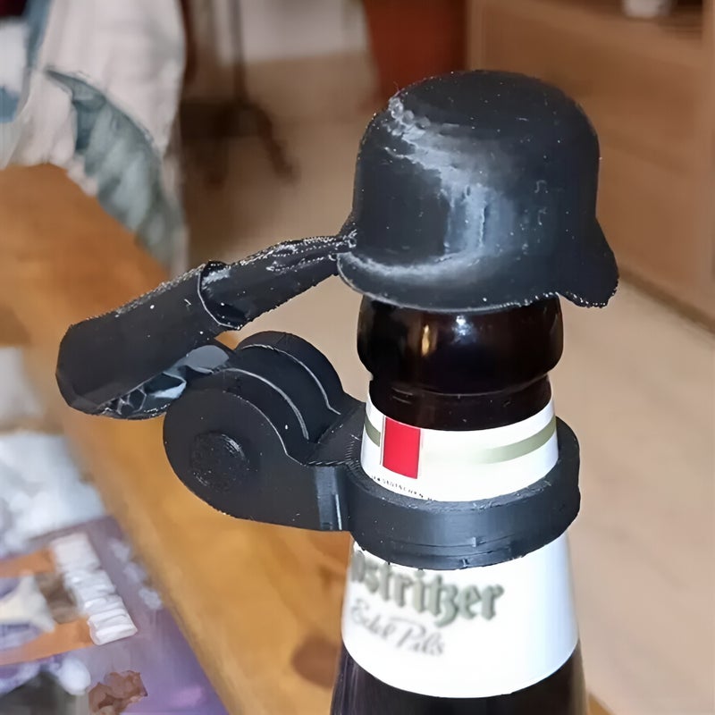 Soldier Salute Beer Bottle Helmet - Image 3