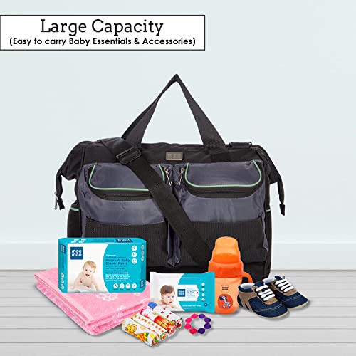 Mee Mee Nursing Diapers Bag | Adjustable Strap, Water & Stain Resistant BackPack | Spacious With Multi Pockets for Keeping Milk Bottle With Diaper Changing Mat | All In 1 Baby Essential (Red) - Image 2