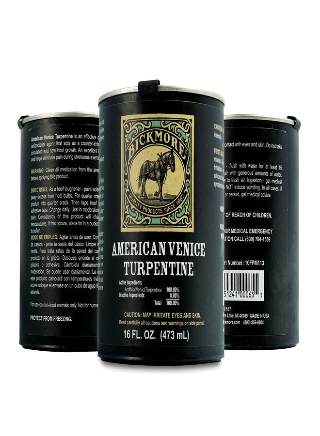 Bickmore American Venice Turpentine Pint for Horses - Promotes New Hoof Growth and Prevents Quarter Cracks and Split Hooves - Image 2