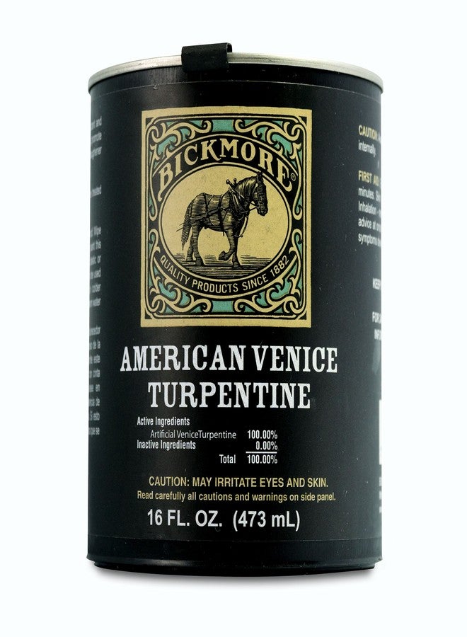 Bickmore American Venice Turpentine Pint for Horses - Promotes New Hoof Growth and Prevents Quarter Cracks and Split Hooves - Image 1