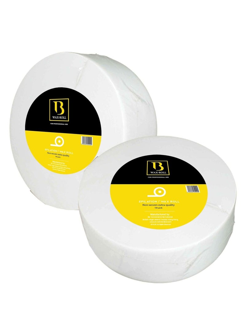 B WAX 100 ياردة من لفافة الشمع الأبيض للاستخدام مرة واحدة - Image 1
