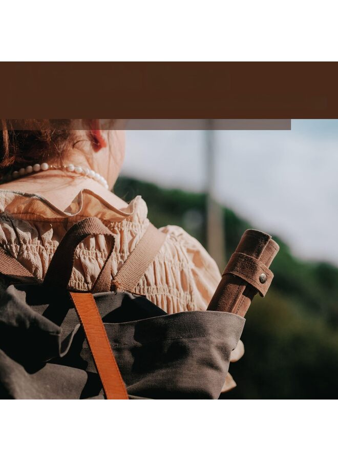 Roll-up Portable Suede Backgammon Game Set - Ideal for RV Travel, Cruise, Airplane, Camping, Backpacking, Road Trips, Etc. Multiple Colors 25 x 34 cm (Mocha) - Image 5