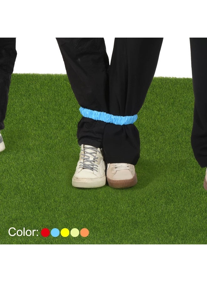 PATIKIL PATIKIL 3 Legged Race Bands, 10 Pack Elastic Tie for Outdoor Birthday Party Field Day Carnival Relay Game, Red  - Image 5