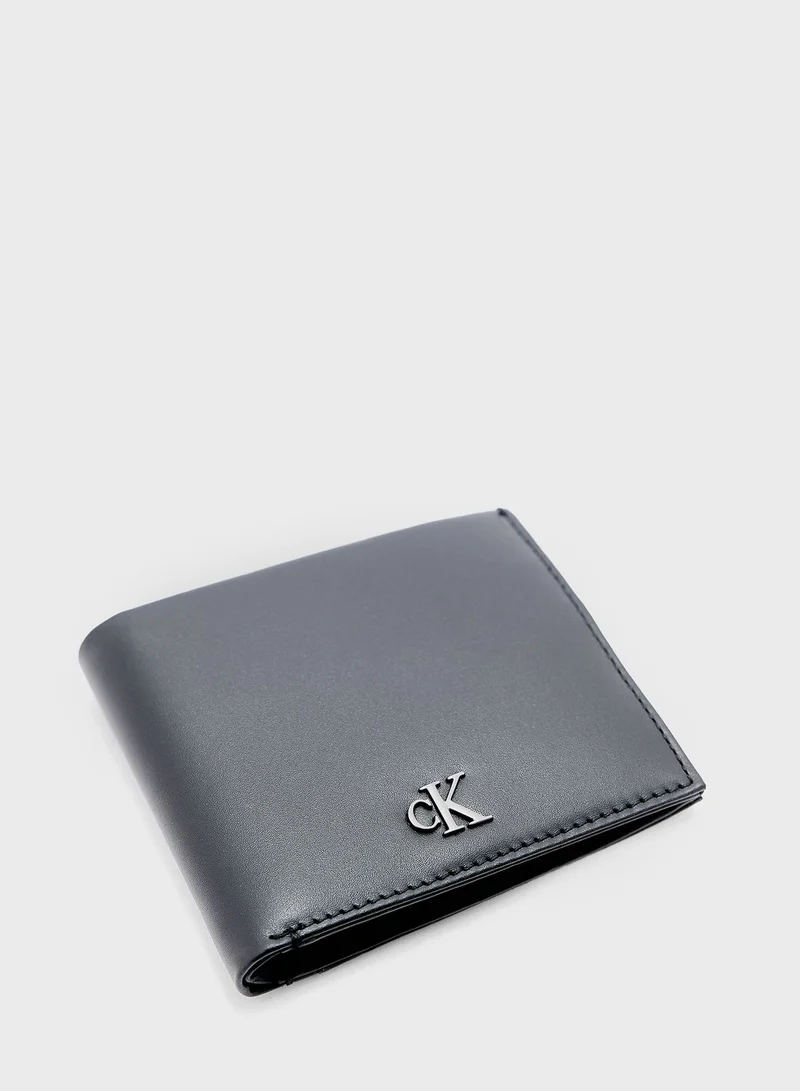 Calvin Klein Jeans Logo Bifold Wallet And Keyring Set