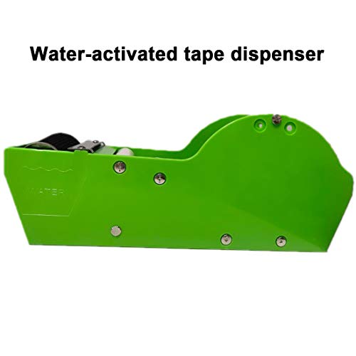 WELSTIK Water Activated Gummed Kraft Paper Tape Packaging Dispenser 3 Inch Green for Shipping, Carton and Box Sealing - Image 3