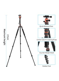 General 1.7m Professional SLR Camera Tripod Outdoor Mobile Phone Photography Stand Aluminum Alloy Monopod Reverse Stand  - Image 3