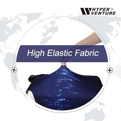HYPER VENTURE Washable Luggage Cover - Fashion Suitcase Protector Fits 18-22 Inch Luggage (Nightscape, S) - Image 4