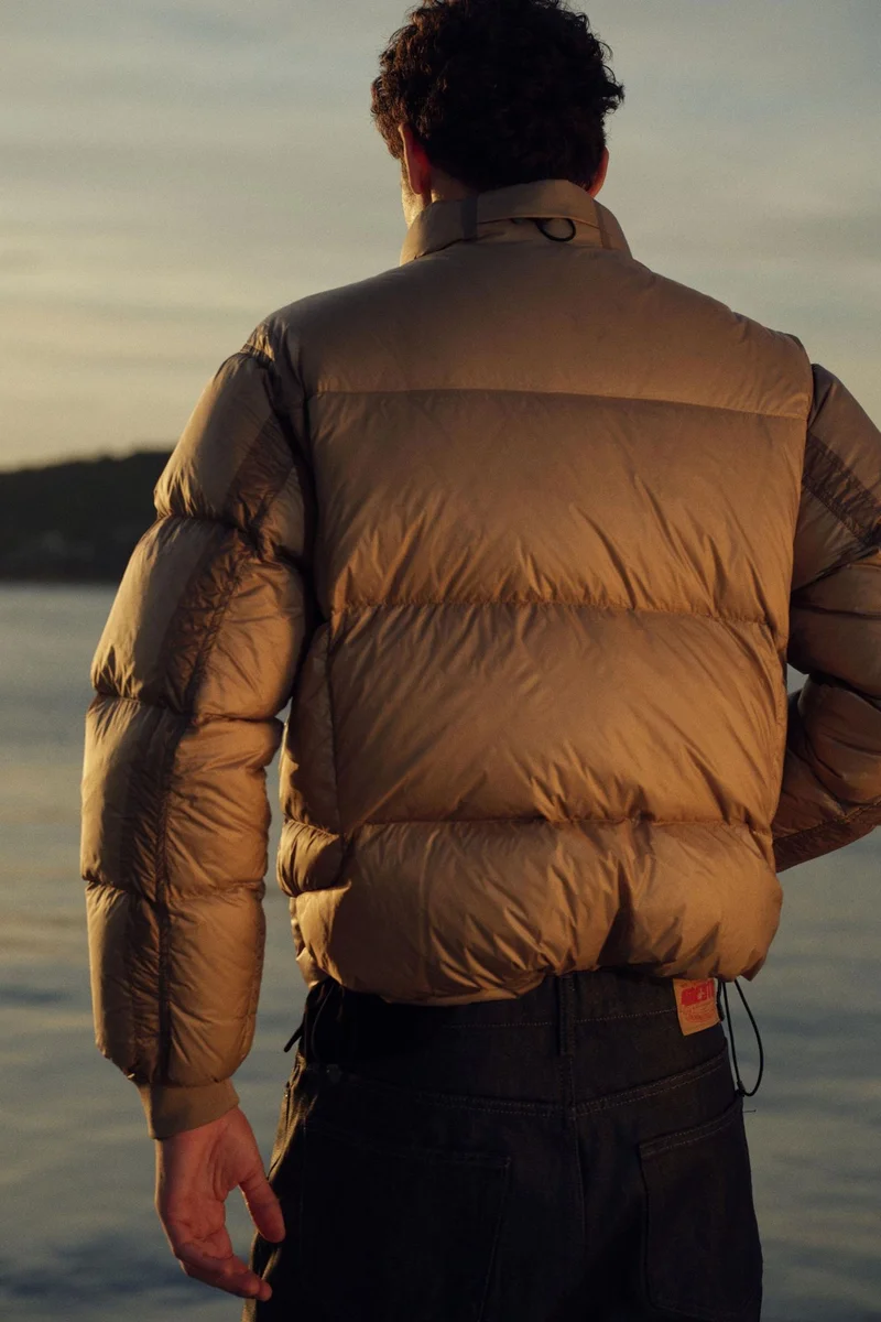 Giesto Camel Brown GIESTO Men's Puffer Down Coat for Men | Best Price UAE