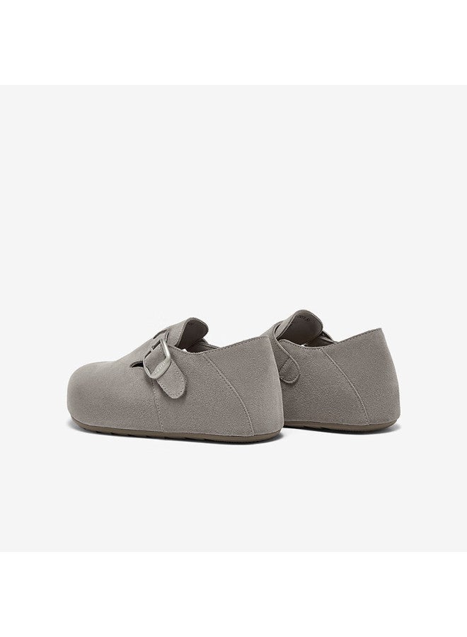 Basto 25 Autumn Birkenstock Style Fashion Retro Commuter Casual Women's Flats D3532cm5 Gray Size 39 - Image 2