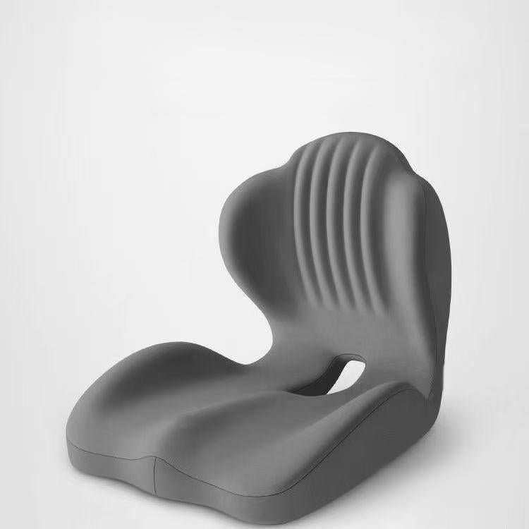 وسادة دعم القطنية بتصميم صدفي مطور للمكتب والسيارة، دعم شامل وراحة فائقة السمك - Image 1