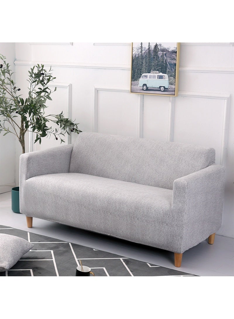 Sharpdo Solid Color Soft And Comfortable Elastic Sofa Cover With Retractable Length And Dust And Dirt Proof - Image 3