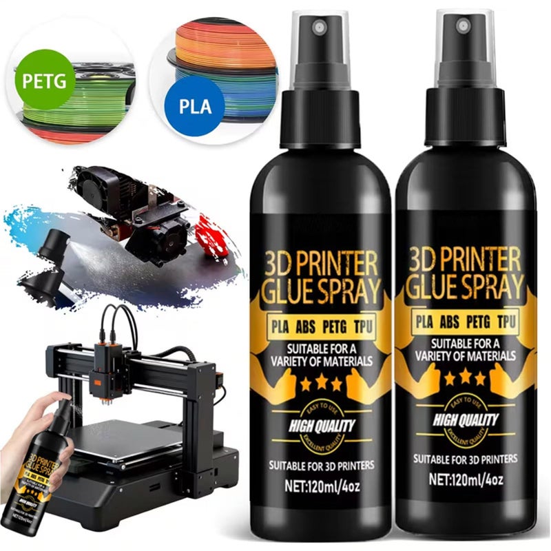 3D Printer Adhesive Spray 120ml For ABS ASA Glass Metal Flexible Build Films - Image 5