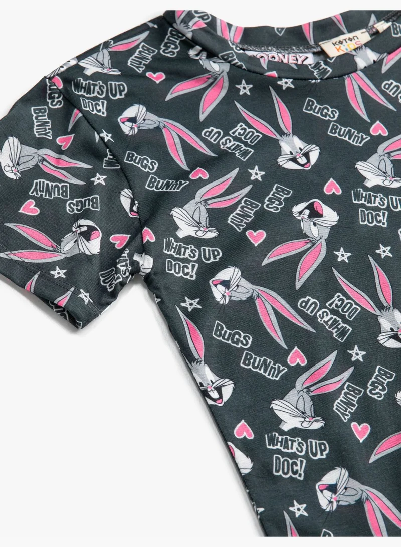 كوتون Bugs Bunny Licensed Printed T-Shirt