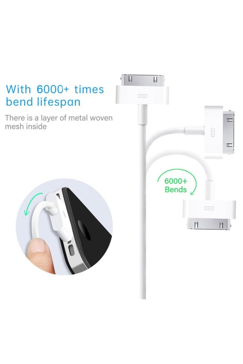 Wall Charger Plug and Cable Compatible with iPhone 4/4S/3G/3GS,iPad 2/3,iPod touch/Nano/Classic,Mains Charger and 1 Meter Cable - Image 4
