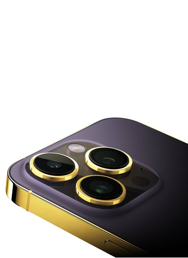 CAVIAR - Caviar Luxury 24k Gold Plated Frame Customized iPhone 15 Pro Max Max 1 TB Purple Titanium - Image 1