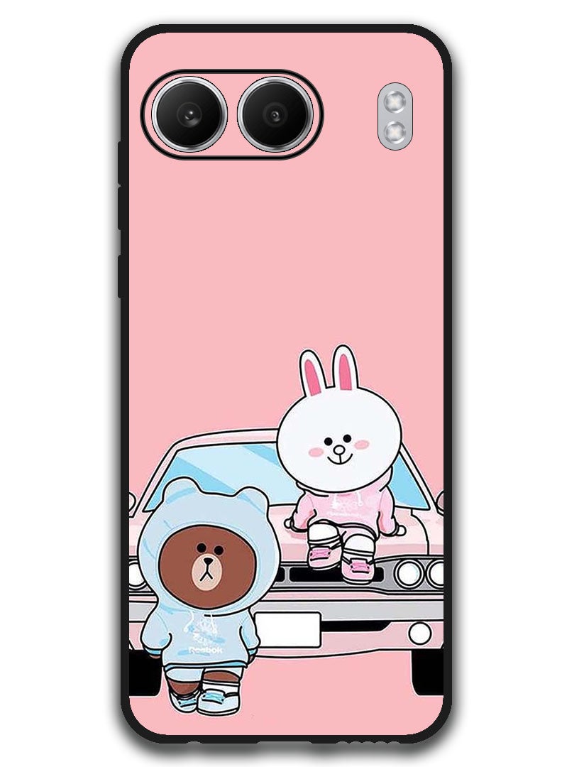 Theodor Protective Case Anti Scratch Shock Proof Bumper Cover For OnePlus Nord 4 Kittey On Car - Image 1