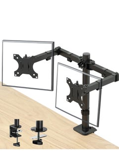 Dual Monitor Stand, 15 "to 30" No-Punch Monitor Desktop Stand, A Variety Of Screen Types, Computer Monitor Arm Can Be Switched At Will, Suitable For Home Office(Hold Up To 24KG)