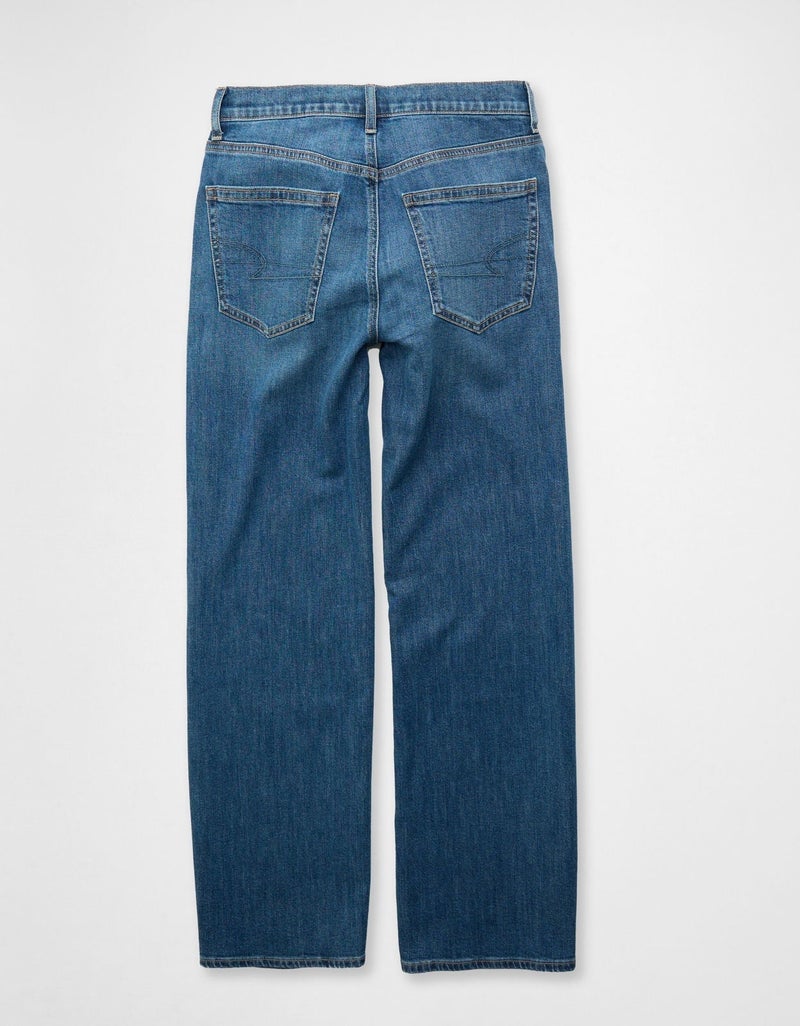 American Eagle AE Dreamy Drapey Stretch Super High-Waisted Baggy Wide-Leg Jean - Image 4