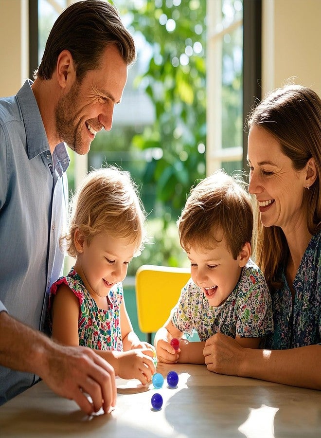 FUTUREPLUSX 150PCS Glass Marbles Bulk, 5/8inch Colorful Marbles for Running Game, Board Table Game Gift for Families Children and Friends - Image 5