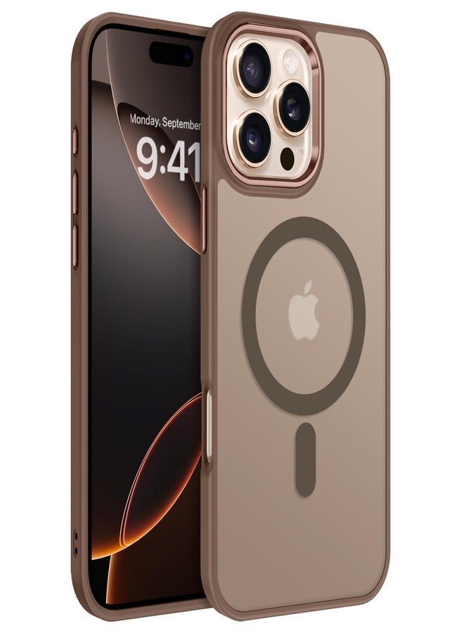 BENTOBEN for iPhone 16 Pro Case [Compatible with Magsafe] Magnetic Matte Phone Case iPhone 16 Pro Translucent Slim Shockproof Women Men Protective Cover Cases for iPhone 16 Pro 6.3", Desert Titanium - Image 1
