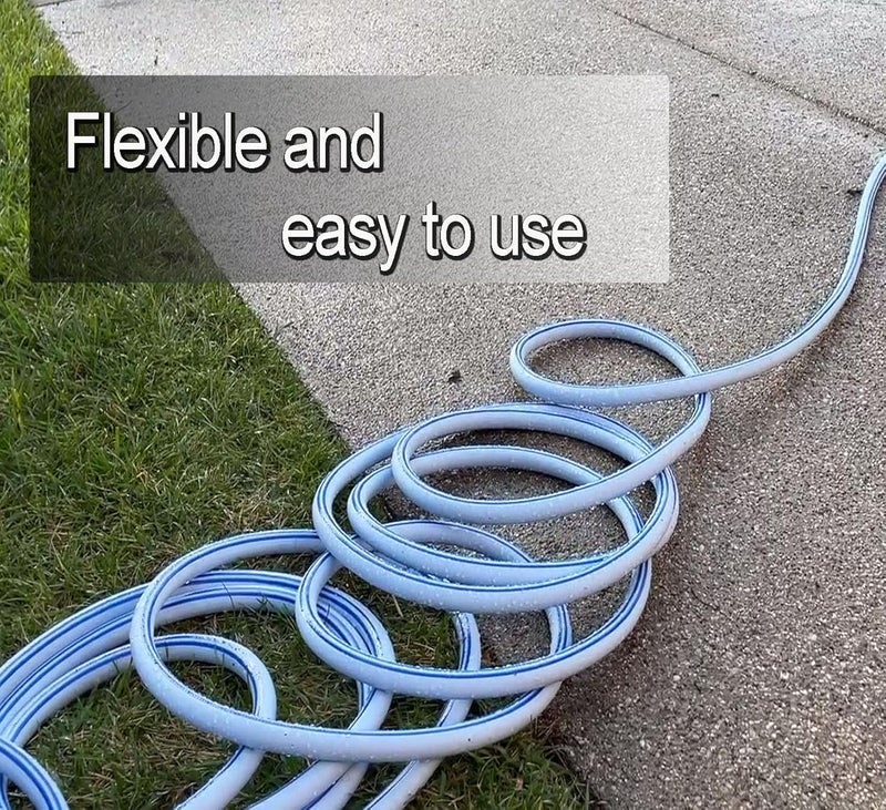 Atlantic Female to Female Heavy Duty Garden Hose 1 ft x 5/8 Inch Blue Color, Short Connection Leader Hose (Blue 1 Feet) - Image 4