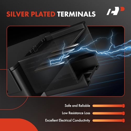 A-Premium Brake Light Switch Lamp Compatible with Chevy Silverado 1500, Suburban 1500 2500, Avalanche, Tahoe & Cadillac Escalade (EXT) & GMC Sierra 1500, Yukon - Replace# 25981009-[4-Pins] - Image 5