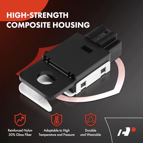 A-Premium Brake Light Switch Lamp Compatible with Chevy Silverado 1500, Suburban 1500 2500, Avalanche, Tahoe & Cadillac Escalade (EXT) & GMC Sierra 1500, Yukon - Replace# 25981009-[4-Pins] - Image 3