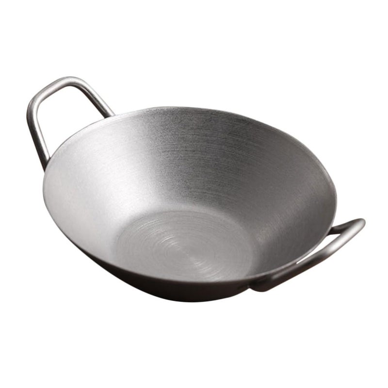 Stainless Steel Sauce Dish with Handle Retro Condiment Bowl for Home Restaurant Barbecue - Image 2