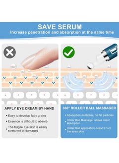 Dongyu Caffeine Eye Cream for Dark Circles: Under Eye Cream Morning Skincare - Daily Eye Serum for Eyelids Puffiness (Formula Upgraded)  - Image 5