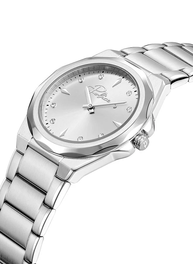POLICE Womens Hana Stainless Steel Analog Wrist Watch PEWLG2228701 34mm Silver
