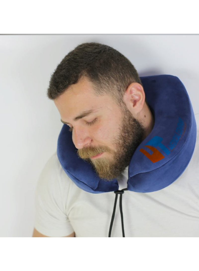 HT Neck pillow with high quality German memory foam filling, suitable for travel and trips - Image 3