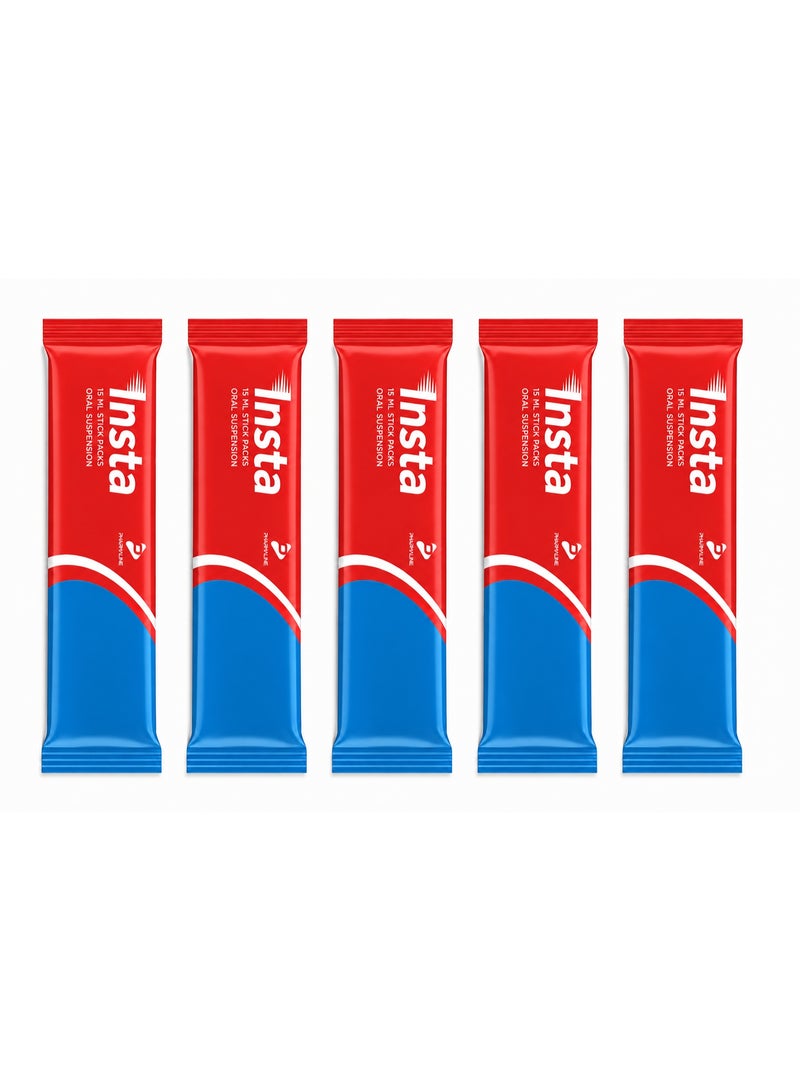 Insta Oral Stick Oral Suspension 15ML 5PCS