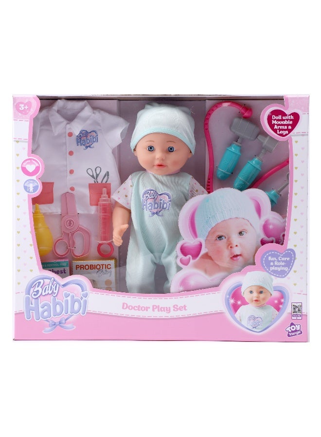 Baby Habibi Doll Doctor Play Set 14inch - Image 1