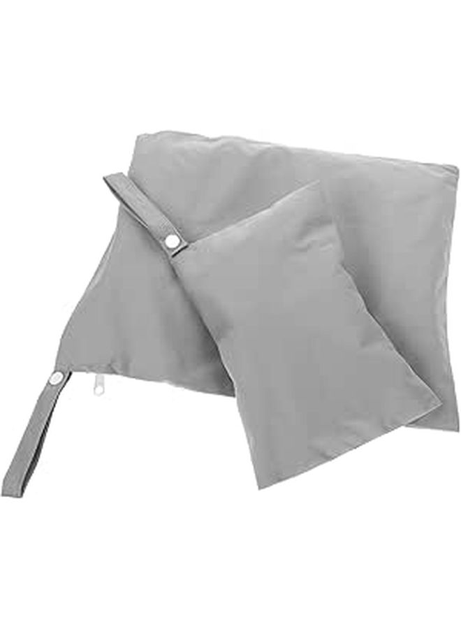 Reusable Wet Dry Bag with Zippered Pockets for Diapers Travel Pool Gym Clothes - Image 1