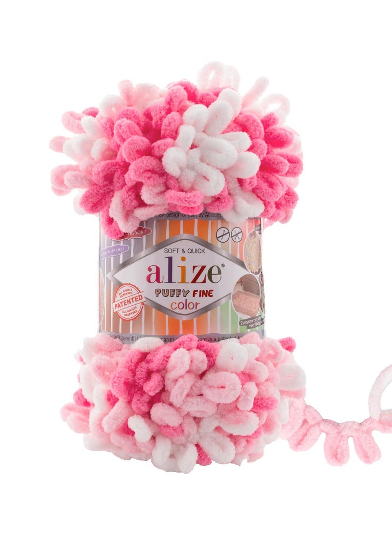 Alize Puffy Fine Color Yarn Turkey 6383