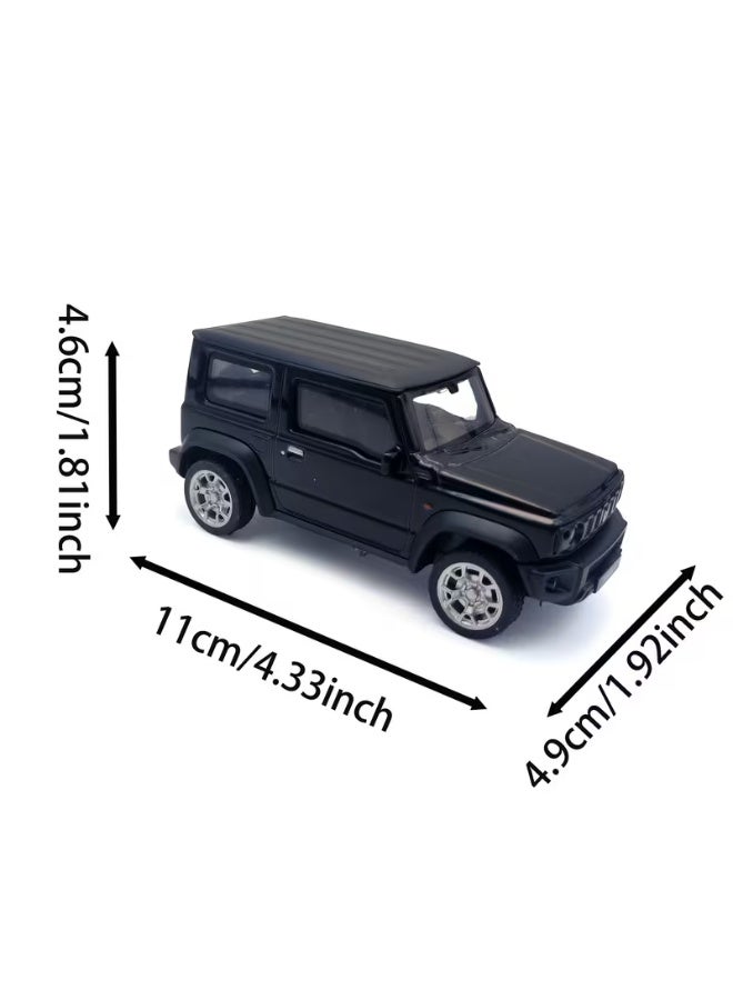 Suzuki Jimny Die-cast Car Model 1:43 Scale - Realistic Alloy Miniature Vehicle, Black - Image 4