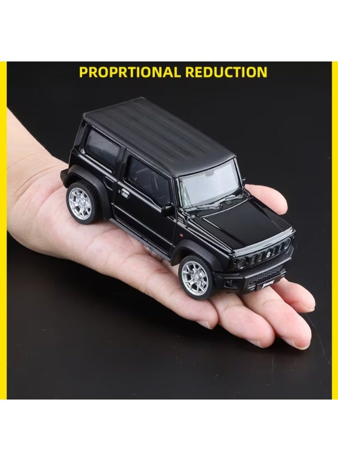Suzuki Jimny Die-cast Car Model 1:43 Scale - Realistic Alloy Miniature Vehicle, Black - Image 3