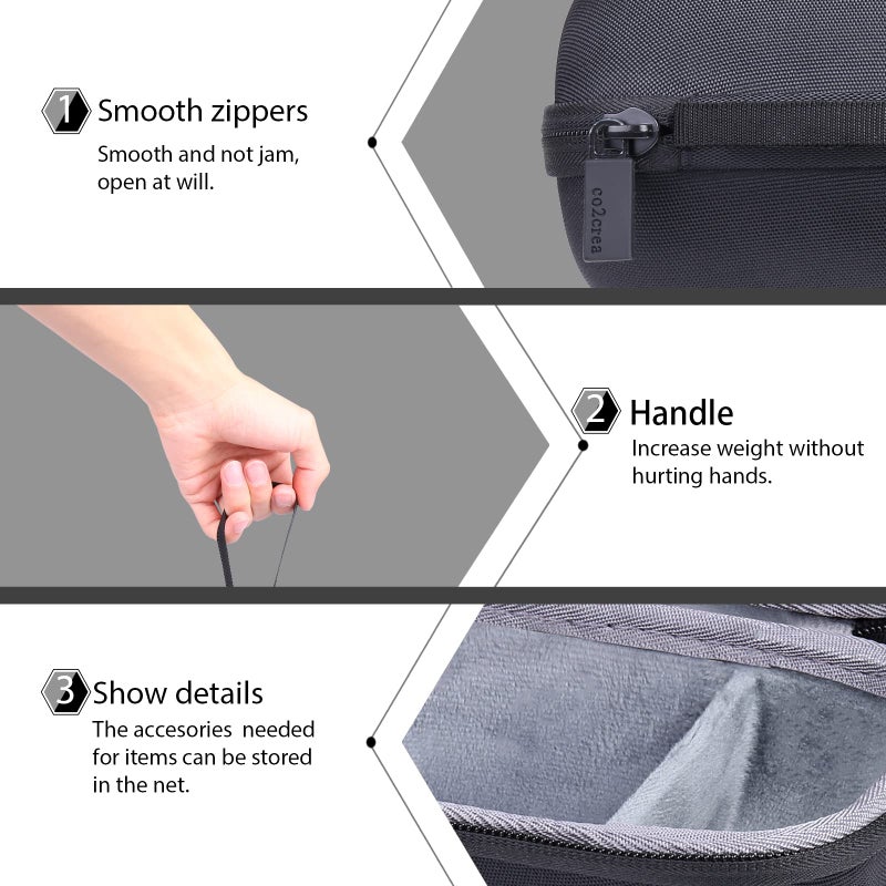 co2CREA Hard Travel Case Replacement for Ultimate Ears WONDERBOOM 4 WONDERBOOM Play WONDERBOOM 3 WONDERBOOM 2 Small Portable Wireless Bluetooth Speaker (Deep Space Case) - Image 5