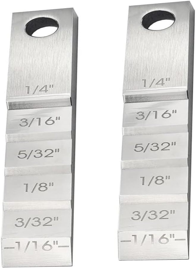 2-piece plumber’s tool set: Model 2130 compact pipe spacer; pipe spacing wedge-step gauge (3/4 inch × 4 inches) – installation tool for pipe spacing welding - Image 5