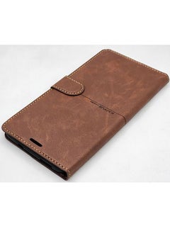 كايو جراب فليب كاييه جلد بحماية 360 درجة لهاتف شاومي ريدمي نوت 10 و ريدمي نوت 10 اس - بني Xiaomi Redmi Note 10 & Note 10s  - Image 2